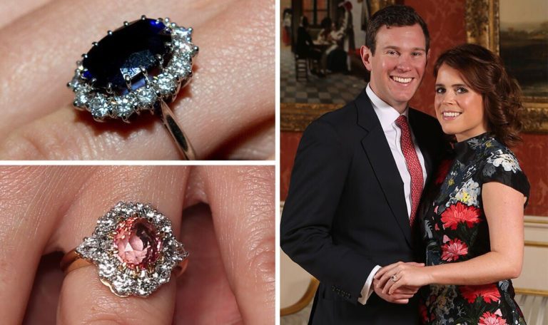 All the Royal Family’s sapphire engagement rings – including Eugenie’s rare pink gem