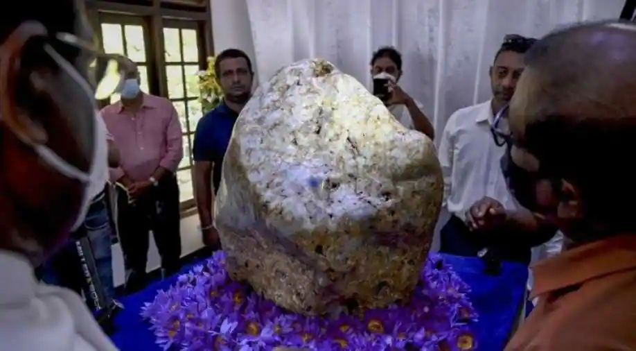 ‘Queen of Asia’: World’s largest corundum sapphire pebble unveiled in Sri Lanka