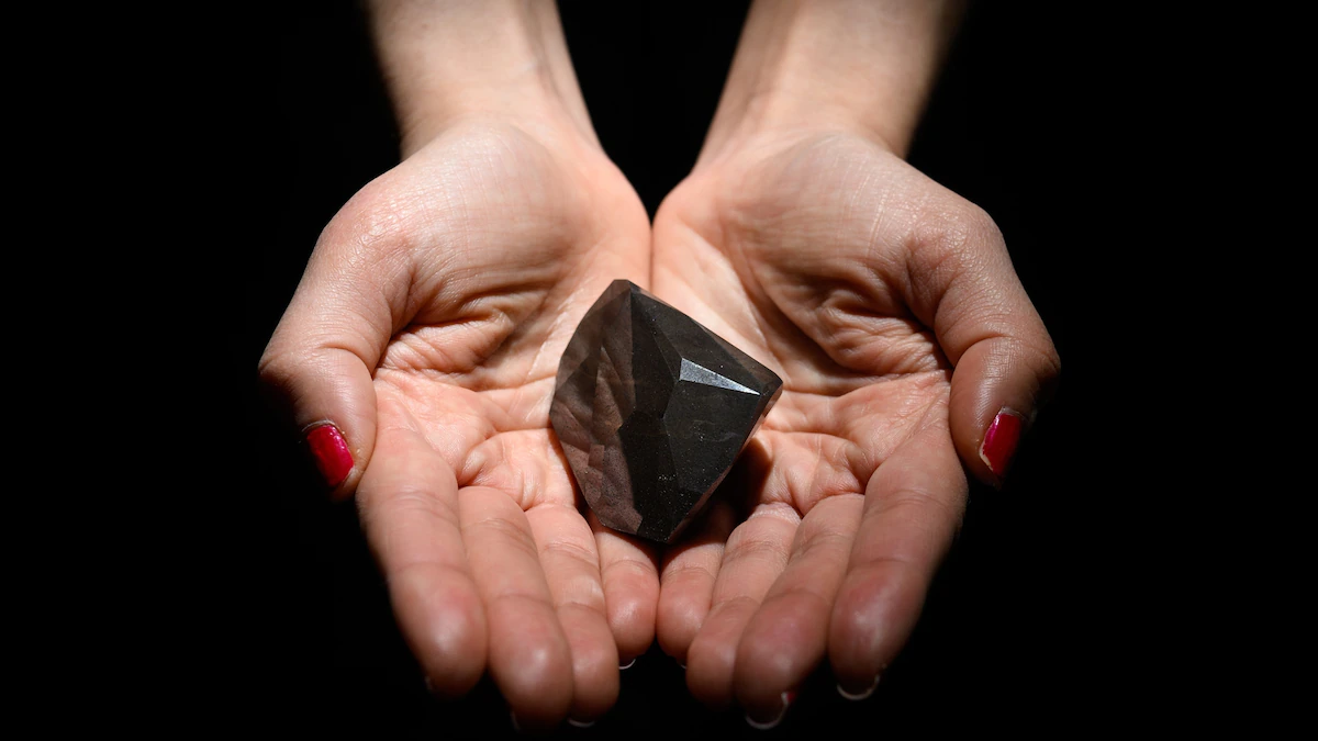 This huge black diamond just sold for $4.3 million. No one knows where it came from.