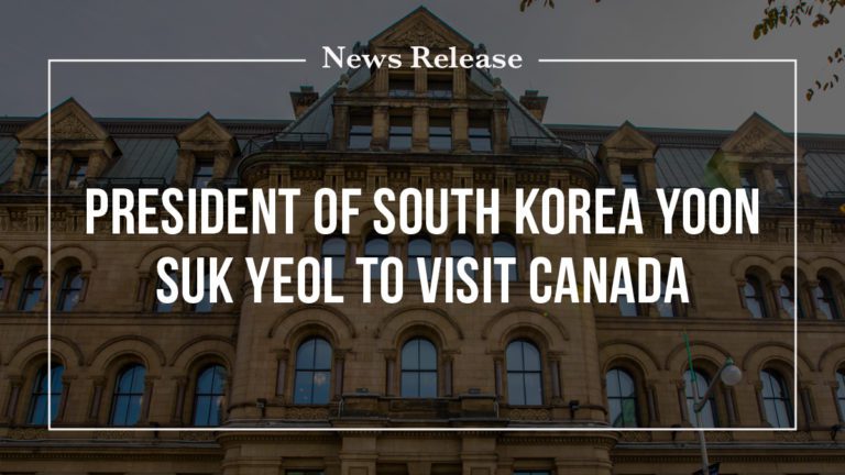 President of South Korea Yoon Suk Yeol to go to Canada