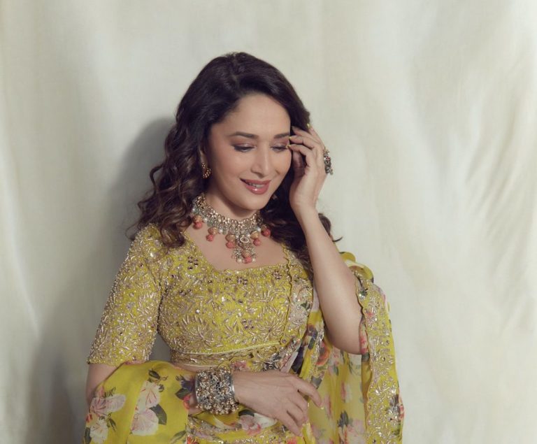 Madhuri Dixit Nene’s pop-hued lehenga is for the bride who loves color and luxury