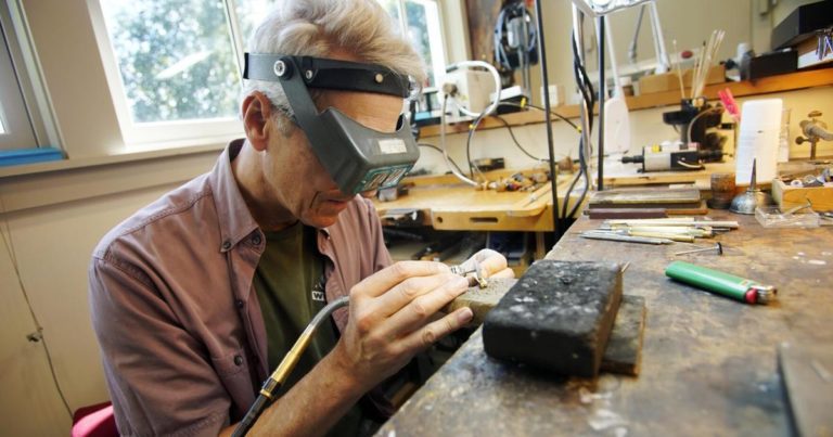 A highschool course in jewellery making impressed Tim McClelland to pursue a lifelong occupation as an artisan | Enterprise