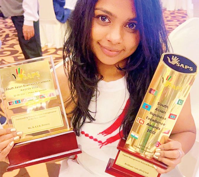 Vindya Perera wins South Asia’s Excellent Younger Girls Entrepreneur award – The Island