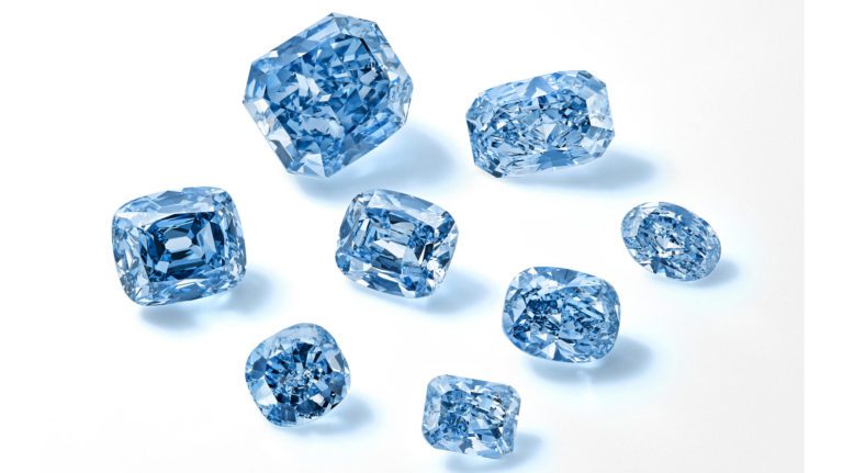 These 8 Blue Diamonds Value $70M+ Will Go Up for Public sale