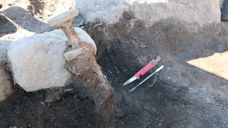 2 Viking swords buried upright may need related the lifeless to Odin and Valhalla