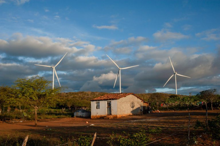 Wind farms in Brazil are encroaching on conventional neighborhood land