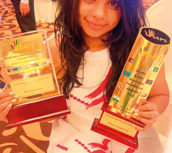 Vindya Perera wins South Asia’s Excellent Younger Girls Entrepreneur award – The Island