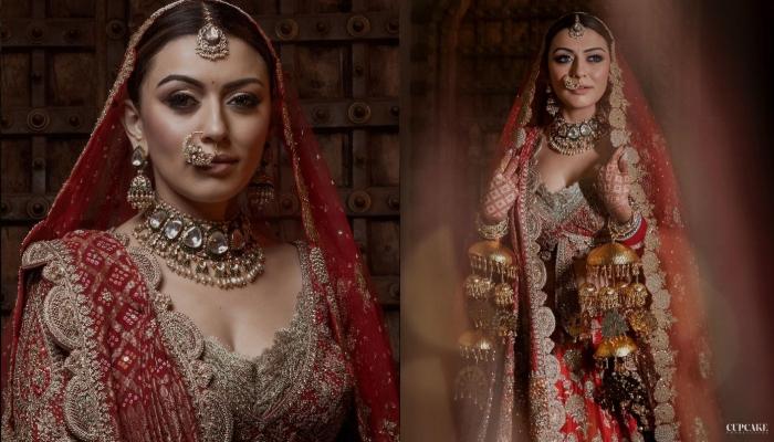 Hansika Motwani’s Wedding ceremony Lehenga Was Gleaned With 18th Century Brocade And Peacock Motifs