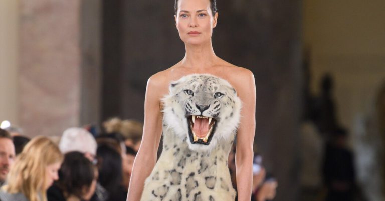 Pretend Animal Heads Stir Outrage at Paris Haute Couture Vogue Week