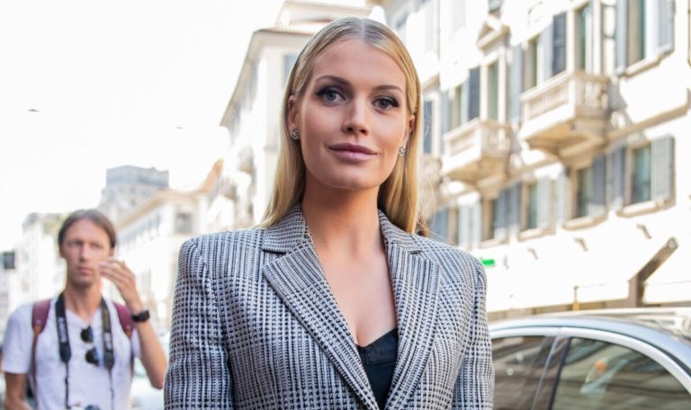 Girl Kitty Spencer’s distinctive £330,000 engagement ring is ‘en vogue’ – footage