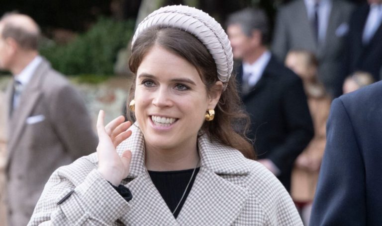 Princess Eugenie wears £100,000 sapphire engagement ring – but it surely’s nothing like Kate’s