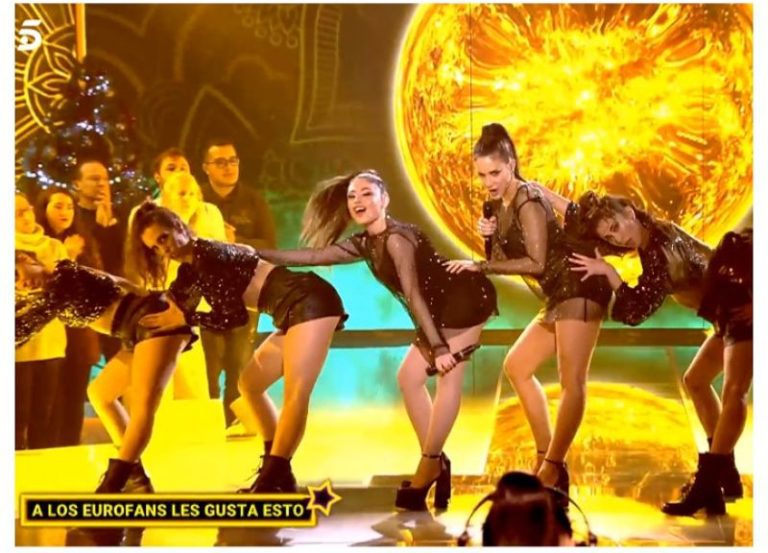 Eurovision star seems on Spanish TV [PHOTO]