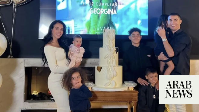 Georgina Rodriguez celebrates her birthday in Riyadh with Cristiano Ronaldo, youngsters 